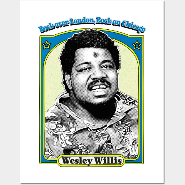 Wesley Willis / Retro Style Fan Art Design Wall Art by DankFutura